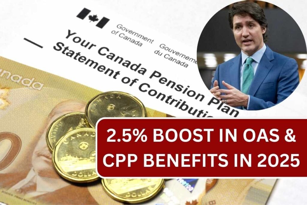 2.5% Boost In OAS & CPP Benefits In 2025: Check Payment Amount, Eligibility