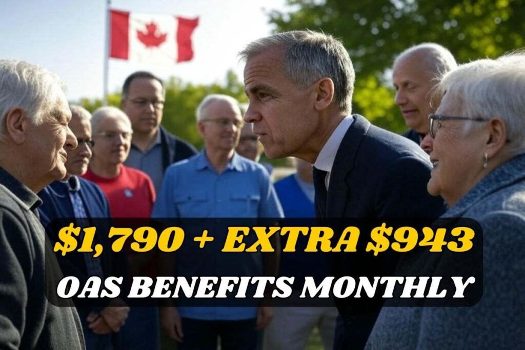 $1,790 + Extra $943 OAS Benefits Monthly For April 2025